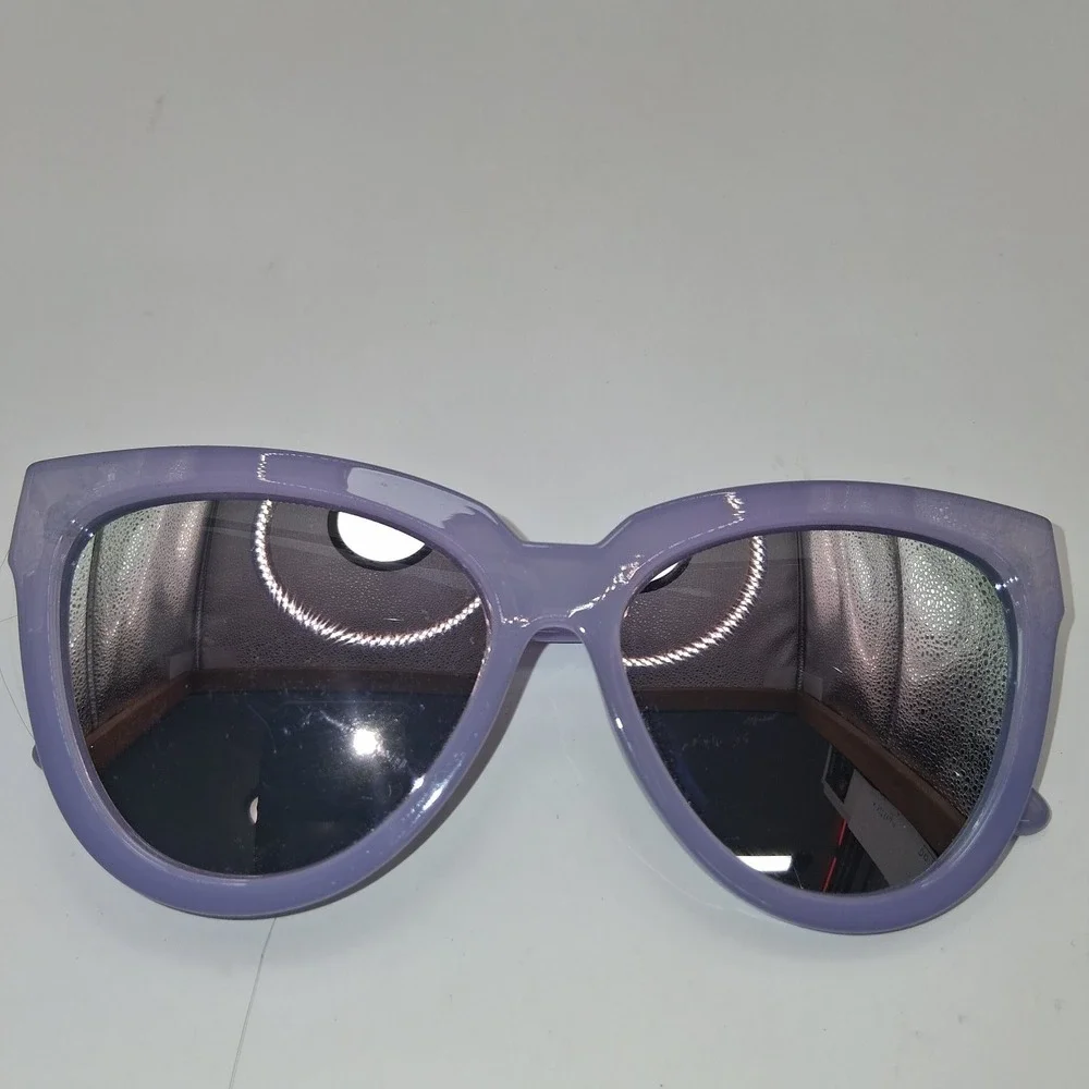 Le Specs Sunglasses Women's Lavender Oversized Fashion UV Protection Chic